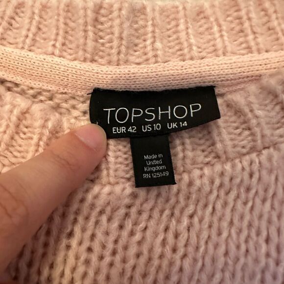 TOPSHOP Candy Stripe Sweater - Picture 4 of 4